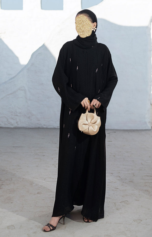 Dark Sapphire Abaya