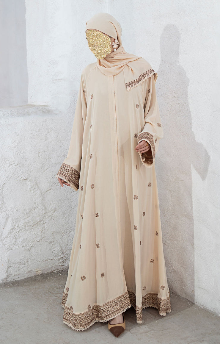 Desert Bloom Abaya