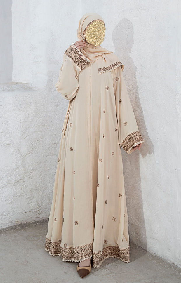 Desert Bloom Abaya